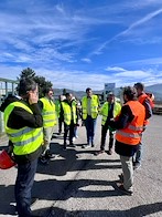 L’assessore regionale Thomas De Luca in visita al TMB di Foligno